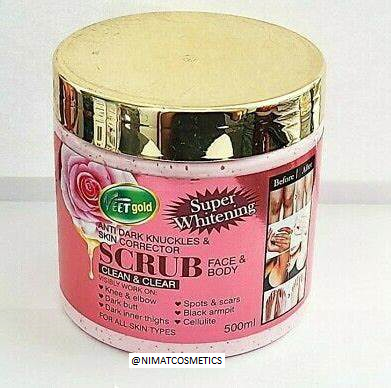 VEET GOLD SCRUBS FACE/BODY SCRUBS